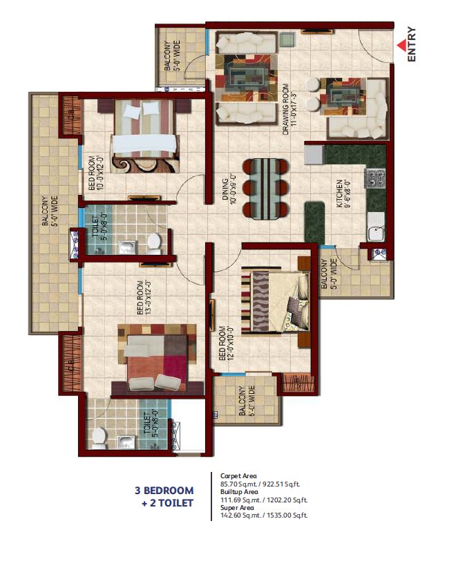 Nirala Estate 2 Floor Plan